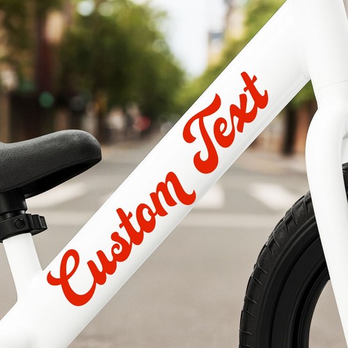 Personalised bike frame name - bike,