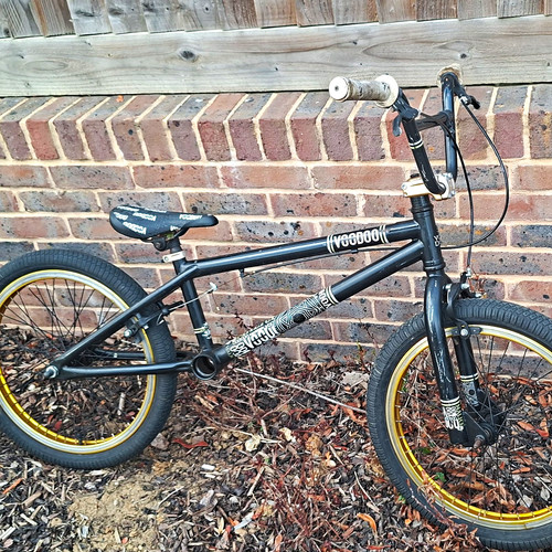 Voodoo bmx bike black gold - bike, black/gold
