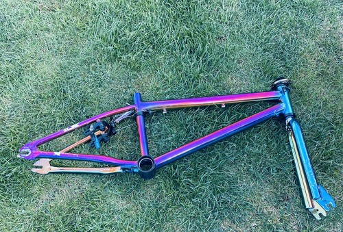 Bmx frame oil slick - frame,