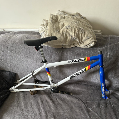 Raleigh burner bmx bike frame - burner,