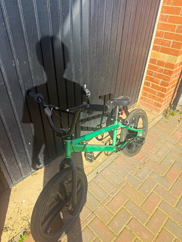 Green black bmx bike - bmx, 20in