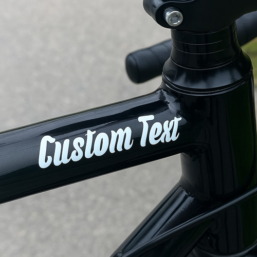 Personalised bike frame - personalised,