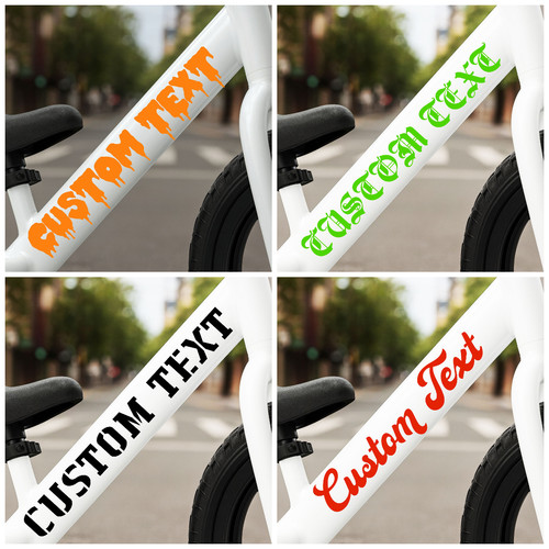Personalised bike frame name - bike,