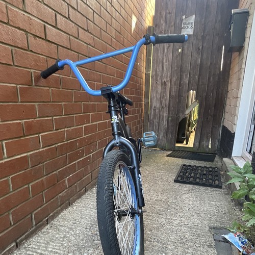 Black blue bmx bike - bmx, 20in