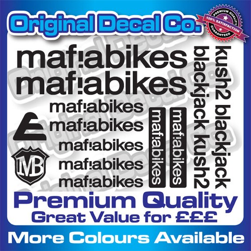 Mafia bikes stickers set - bikes,
